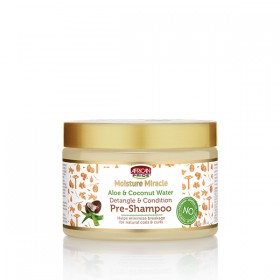 African Pride Moisture Miracle Aloe&Coconut Water Detangle & Condition Pre-Shampoo 12oz